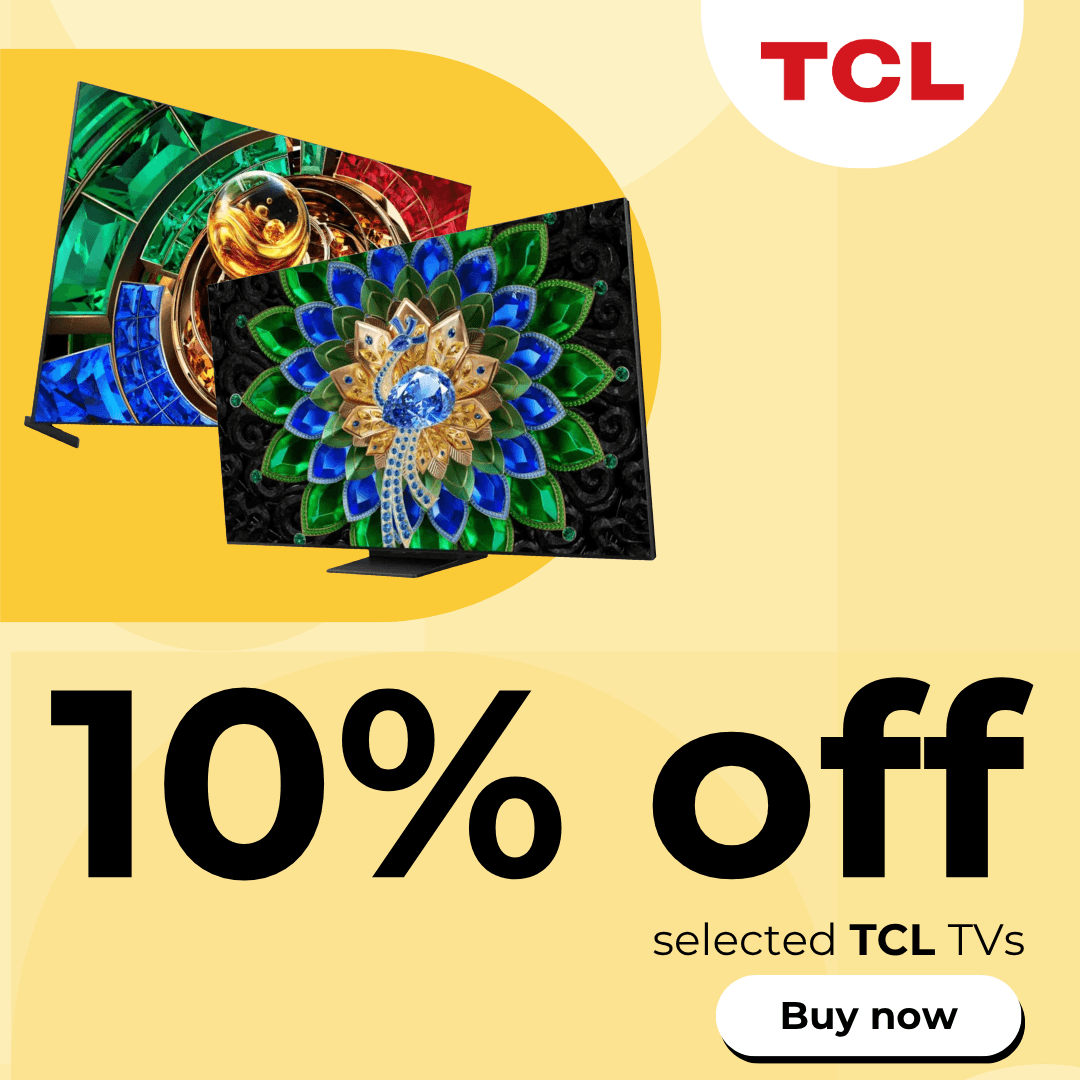 10% off selected TCL TVs